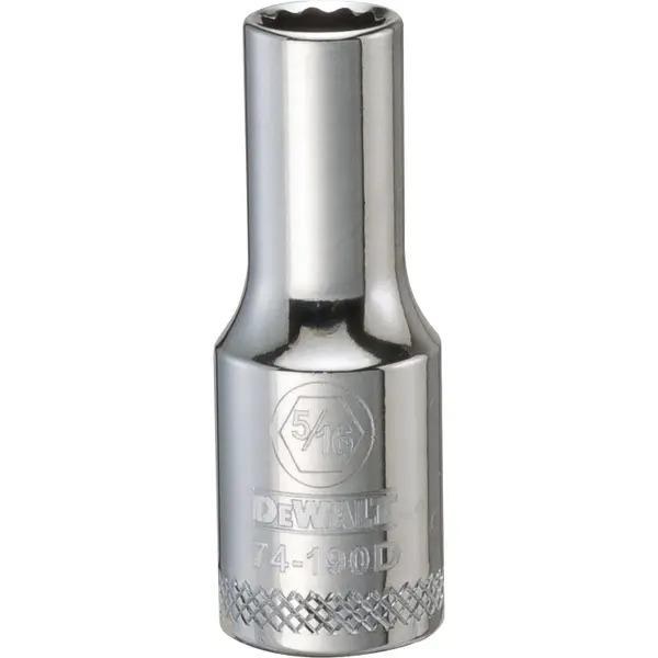 SOCKET, DEEP , 12PT, 3/8 DRIVE. 5/16 "