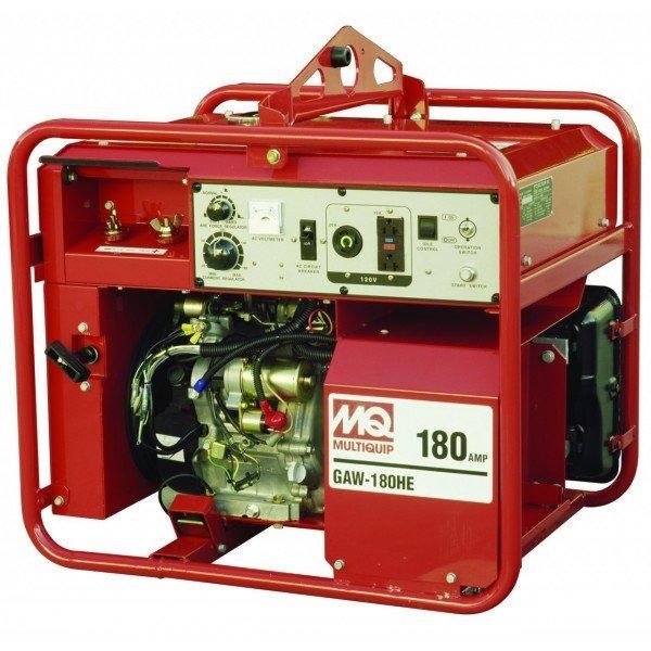 GENERATOR WELDER, 180 AMPS DC. 3KW/12V H-GX340 WITH WHEEL KIT