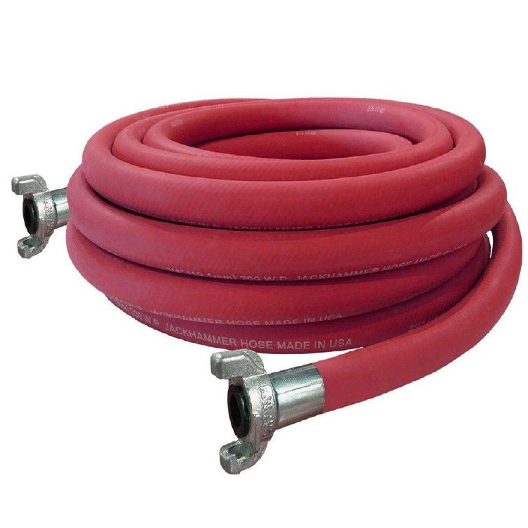 HOSE, 3/4" X 50', RED, W/ AM6 E/E