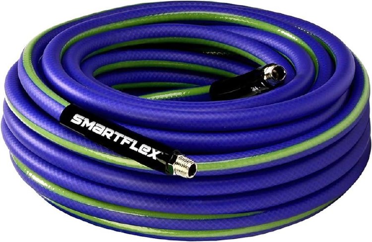 HOSE, AIR, 3/8" x 50', SMARTFLEX,   W/ 1/4" COUPLER, PLUG TYPE D-
