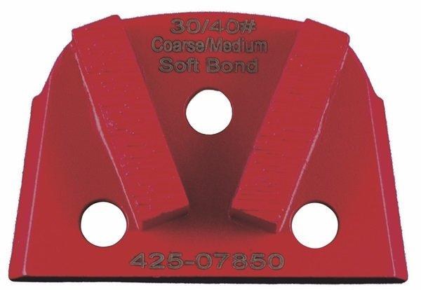 SEGMENT, DIAMOND DOUBLE CUBOID SOFT BOND 60-80 GRIT (SET OF 3)