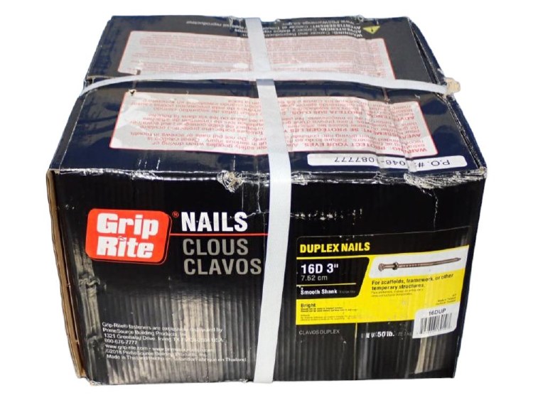 NAIL, DUPLEX, #16 , BULK 50# BOX