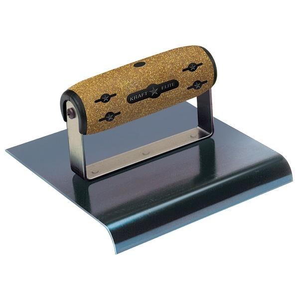 EDGER, HAND, 6" x 4" 1/4"R ELITE SERIES FIVE STARâ„¢ BLUE STEEL W/ CORK HANDLEE