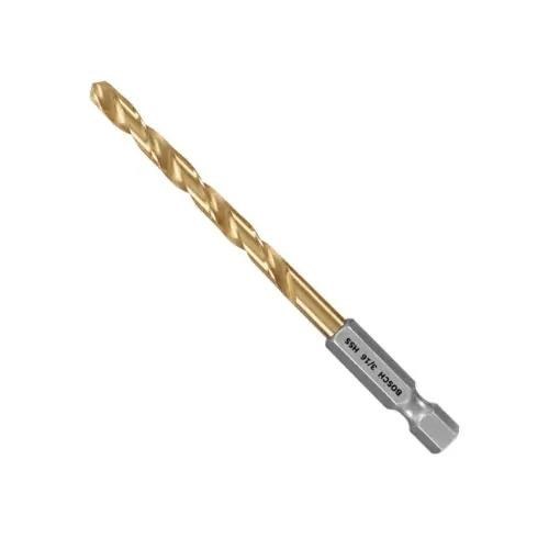 BIT, TITANIUM DRILL BIT 3/16", IMPACT HEX SHANK- CARDED