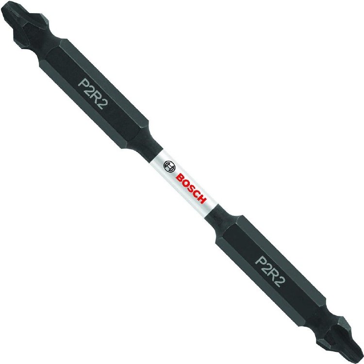 INSERT BIT, IMPACT TOUGH DOUBLE ENDED PH2R, PHILLIPS #2 (REDUCED) 3.5" LONG, 1 CARD