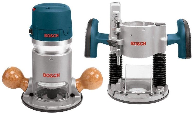 ROUTER COMBO KIT, PLUNGE and FIXED BASE, 12 AMP