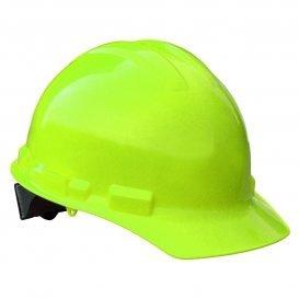 HARD HAT, GREEN HI-VIZ, RATCHET BACK, 6 PT, CAP STYLE