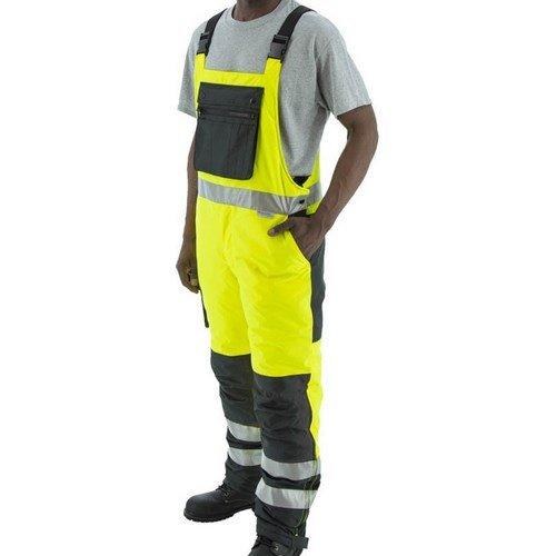 BIBS, WATERPROOF & INSTULATED HI-VIZ ANSI CLASS E, MAJESTIC