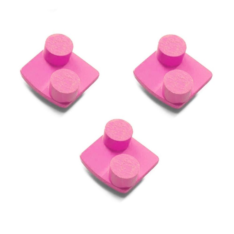 SEG, GRIND, ROUND DOUBLE 100GR ,MED BOND, G1446D PINK- 3 PACK-