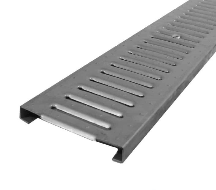 GRATE, STAINLESS STEEL, 48", SLOTTED