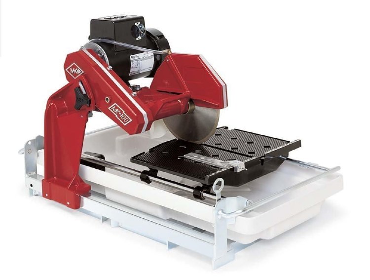 SAW, TILE, 10", UP TO 36" TILES- RADIAL RAIL SAW