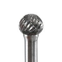 BUR, CARBIDE, 1/4" X 3/16" X 1/4", BALL, SD-1