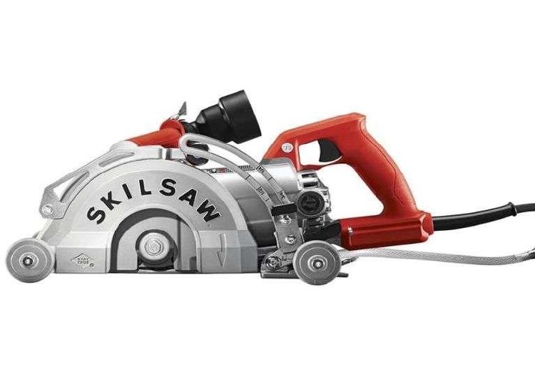 SAW, EARLY GREEN CONCRETE,  ELECTRIC 7" GREEN CONCRETE, MEDUSAW, HANDHELD, 110V-15A- WORM DRIVE SAW