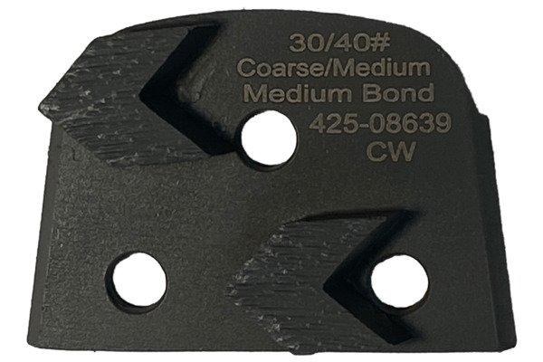 SEGMENT, DIAMOND DOUBLE ARROW MEDIUM BOND 30-40 GRIT (SET OF 3)