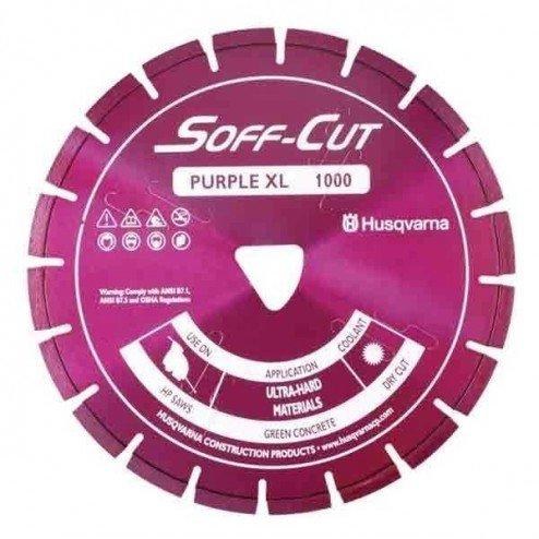 BLADE/SKIDPLATE, 6.5" SOFFCUT, PURPLE XL6.5-1000