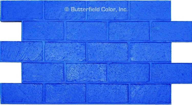 STAMP, NEW BRICK RUNNING BOND (FLEX) BLUE  36X20