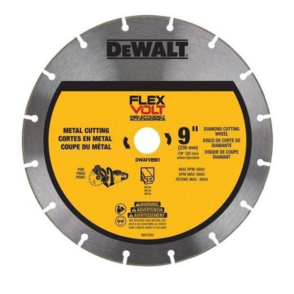 BLADE, DIAMOND 9" x 7/8" ARBOR, METAL CUTOFF WHEEL