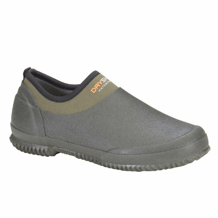 SHOE, WOMEN'S SOD BUSTER MOSS/GREY, DRYSHOD