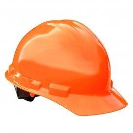 HARD HAT, ORANGE HI-VIZ, RATCHET BACK, 6 PT, CAP STYLE