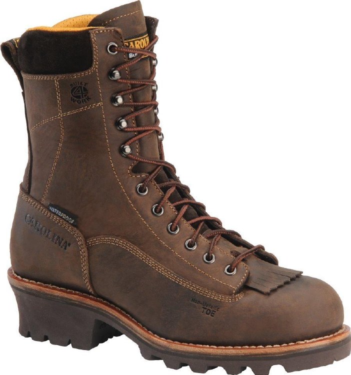 BOOT, 8" WATERPROOF COMP LACE-TO-TOE LOGGER, CAROLINA