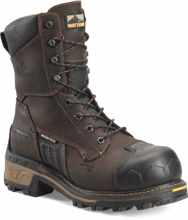 BOOT, 8" LOGGER MATTERHORN COMP TOE WATERPROOF, CAROLINA