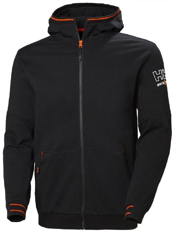 KENSINGTON ZIP HOODIE, 990 BLACK/OR/NAVY