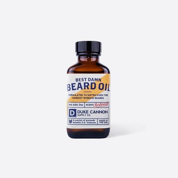 FACE, BEST DAMN BEARD OIL, DUKE CANNON