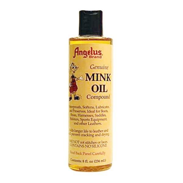 OIL, ANGELUS MINK OIL, 8 OZ, LIQUID