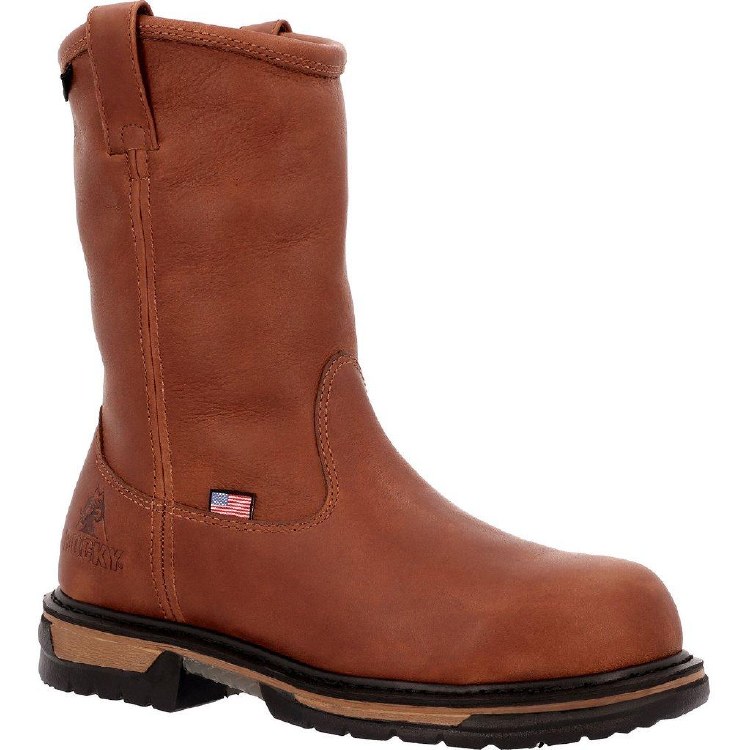 BOOT, 11" IRONCLAD PULL ON SOFT TOE USA, ROCKY