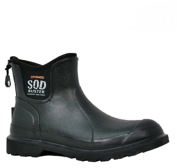 BOOT, SOD BUSTER WOMENS, BLACK, DRYSHOD