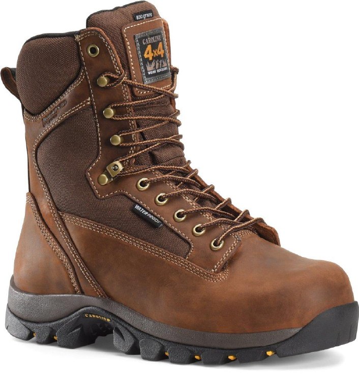 BOOT, 8" 800G INSULATED FOREST 4X4 SOFT TOE, CAROLINA