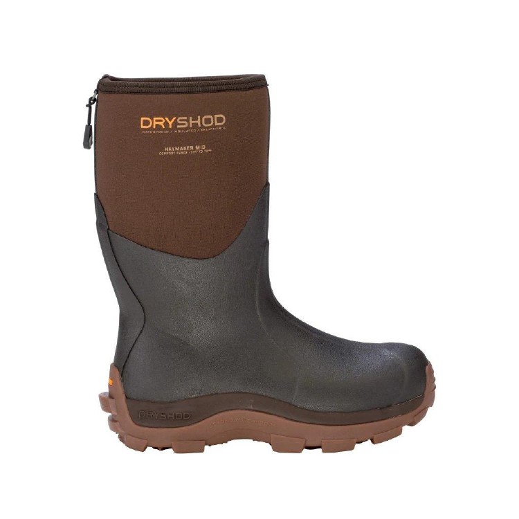 BOOT, HAYMAKER, MID BROWN/PEANUT, DRYSHOD