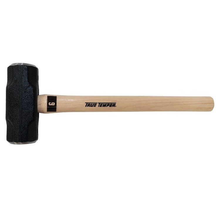 HAMMER, SLEDGE, 6LB, FIBERGLASS HANDLE
