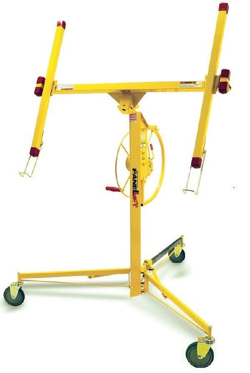 DRYWALL LIFT, MAX HEIGHT 14.5', LOAD RATING 200LBS. 6" CASTERS