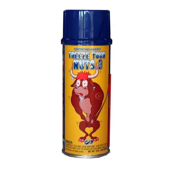 LUBRICANT, "FREEZE YOUR NUTS OFF" PENETRATING OIL 9-OZ