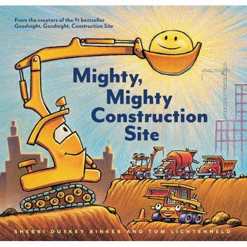 BOOK, MIGHTY MIGHTY CONSTRUCTION SITE HARD COVER BOOK, CHRONICLE BOOKS