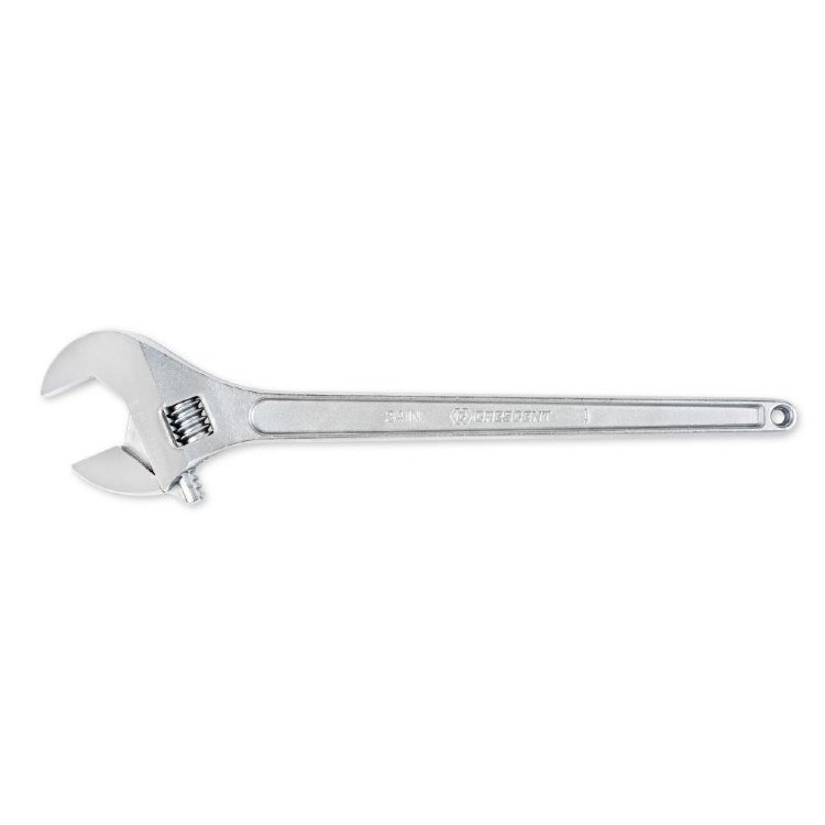 WRENCH, CHROME 24" ADJUSTABLE TAPERED HANDLE CRESCENT