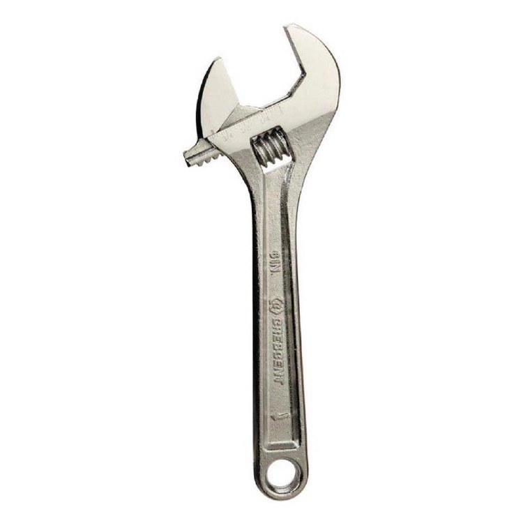 WRENCH, CHROME 6" ADJUSTABLE, CARDED