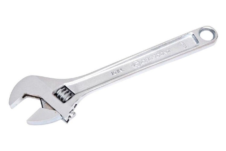 WRENCH, CHROME 10" ADJUSTABLE, CARDED