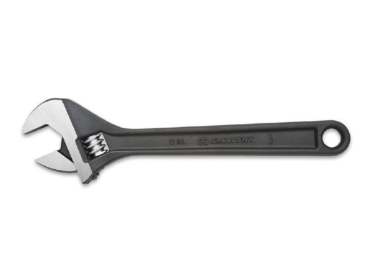 WRENCH, WIDE JAW 12" ADJUSTABLE, CARDED