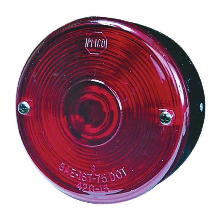 LIGHT-ROUND TAIL LIGHT, TRENCHER TRAILER
