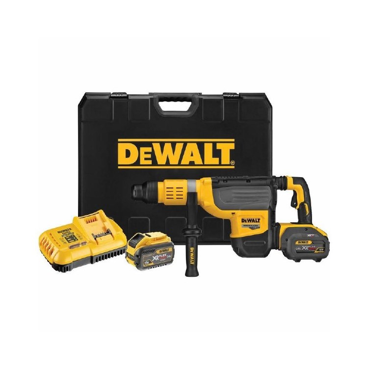 HAMMER KIT-SDS MAX 2" COMBO -FLEXVOLT 60V- BRUSHLESS DEWALT KIT- 2-9 AH BATTERIES