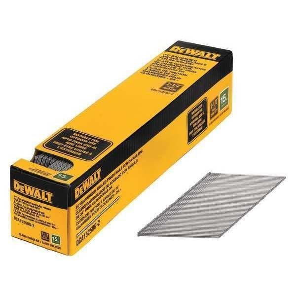 NAIL, FINISH, 2-1/2" X 15 GA, ANGLE GALVANIZED 2.5K