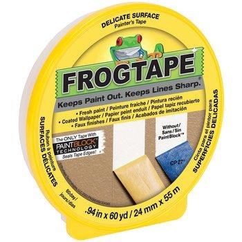 TAPE, FROG, CONTRACTOR -PAINTERS TAPE, 24MM X 55M-YELLOW