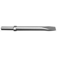 CHISEL, FLAT, 1" x 12", .680 ROUND SHANK, OVAL COLLAR