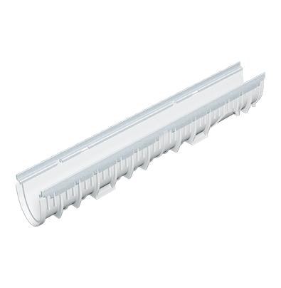 TRENCH DRAIN, GALVANIZED EDGE SLOPE, 1 METER (39.37"), REQUIRES GRATE