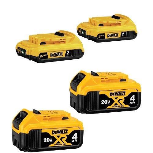 BATTERY, 4 PACK, 20 VOLT MAX, LITHIUM ION