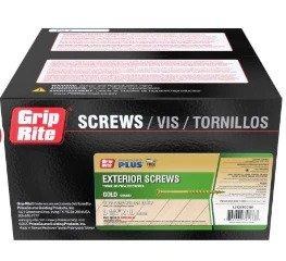 SCREW, EXTERIOR, 2-1/2", #9, T25, SERRATED, TAN, 5LB