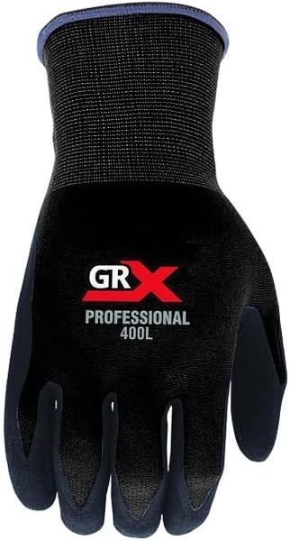 GLOVES, BLACK MICROFOAM, BREATHABLE, NITRILE