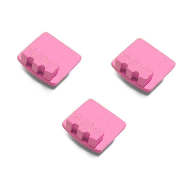 SEG, GRIND, HEX SINGLE 20GR ,MED BOND, G1453S PINK- 3 PACK-